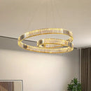GobekUsa Crystal LED Pendant Lights: Modern Luxury Chandelier for Living and Dining Rooms
