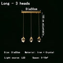 GobekUsa Crystal LED Pendant Lights: Elegant Lighting Solution for Home Decor