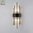 GobekUsa Crystal LED Wall Lamp for Bedroom Living Room Study Minimalist Design