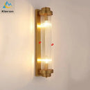 GobekUsa Crystal LED Wall Lamp for Bedroom Living Room Study Minimalist Design