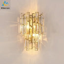 GobekUsa Crystal LED Wall Lamp for Bedroom Living Room Study Minimalist Design