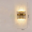 GobekUsa Crystal LED Wall Lamp for Bedroom Living Room Study Minimalist Design