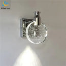 GobekUsa Crystal LED Wall Lamp for Bedroom Living Room Decor
