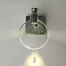 GobekUsa Crystal LED Wall Lamp for Bedroom Living Room Decor