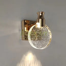 GobekUsa Crystal LED Wall Lamp for Bedroom Living Room Decor