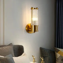 GobekUsa Crystal LED Wall Lamp: Single & Double Head Modern Bedside Background Light