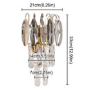 GobekUsa Crystal LED Wall Lamp Modern Cloakroom Bedside Luster for Luxurious Living Spaces