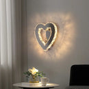 GobekUsa Crystal LED Wall Lamp Modern Cloakroom Bedside Luster for Luxurious Living Spaces
