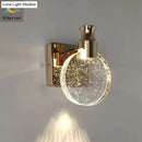 GobekUsa Simple Crystal LED Wall Lamp for Bathroom Bedroom