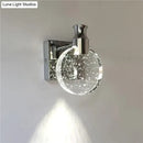 GobekUsa Simple Crystal LED Wall Lamp for Bathroom Bedroom