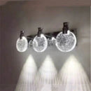 GobekUsa Simple Crystal LED Wall Lamp for Bathroom Bedroom