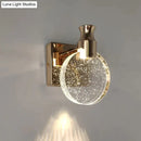 GobekUsa Simple Crystal LED Wall Lamp for Bathroom Bedroom