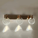 GobekUsa Simple Crystal LED Wall Lamp for Bathroom Bedroom