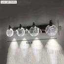 GobekUsa Simple Crystal LED Wall Lamp for Bathroom Bedroom