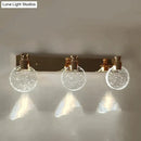 GobekUsa Simple Crystal LED Wall Lamp for Bathroom Bedroom