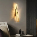 GobekUsa Crystal LED Wall Lamp for Luxury Bedroom and Living Room Lighting