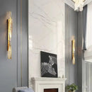 GobekUsa Crystal LED Wall Lamp for Luxury Bedroom and Living Room Lighting