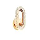 GobekUsa Crystal LED Wall Lamp: Modern Nordic Sconces for Living Room Bedroom Decor