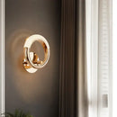 GobekUsa Crystal LED Wall Lamp: Modern Nordic Sconces for Living Room Bedroom Decor