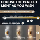 GobekUsa Crystal LED Wall Light Remote Control Dimmable 3000K 6000K for Bedroom Hallway
