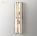 GobekUsa Crystal LED Wall Sconce for Living Room, Bedroom, Bathroom - Modern Indoor Lighting