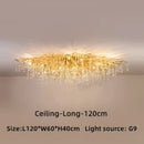 GobekUsa Crystal Luxury Ceiling Chandelier: Modern Living Dining Bedroom Pendant Lights