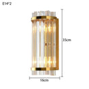 GobekUsa Crystal Luxury Wall Lamp for Modern Bedroom, Living Room, Staircase - LED Indoor Lighting