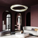 GobekUsa Gold Möbius Strip Pendant Chandelier for Luxe Living and Dining Spaces