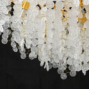 GobekUsa Crystal Money Tree Chandelier - Modern LED Suspension Light for Luxury Living Areas