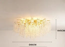 GobekUsa Crystal Money Tree Chandelier - Modern LED Suspension Light for Luxury Living Areas