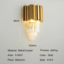 GobekUsa Crystal Oval Ceiling Chandelier LED Lights Bedroom Living Room Lighting