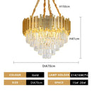 GobekUsa Crystal Pendant Chandelier for Modern Luxury Décor.