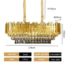 GobekUsa Crystal Pendant Chandelier for Modern Luxury Décor.