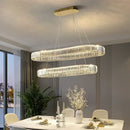 GobekUsa Crystal Pendant Chandelier Modern LED Ceiling Light Fixture