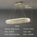 GobekUsa Crystal Pendant Chandelier Modern LED Ceiling Light Fixture