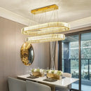 GobekUsa Crystal Pendant Chandelier Modern LED Ceiling Light Fixture