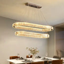 GobekUsa Crystal Pendant Chandelier Modern LED Ceiling Light Fixture