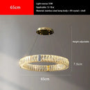GobekUsa Crystal Pendant Chandelier LED Lighting for Kitchen Dining Room Villa