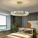 GobekUsa Crystal Pendant Chandelier LED Lighting for Kitchen Dining Room Villa