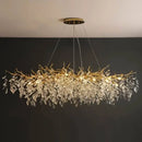 GobekUsa Crystal Pendant Chandelier LED Lighting for Luxury Modern Interior Decoration