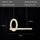 GobekUsa Crystals Pendant Lights: Modern Dimmable Chandelier for Luxury Living Room, Dining, Bedroom