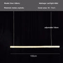 GobekUsa Crystals Pendant Lights: Modern Dimmable Chandelier for Luxury Living Room, Dining, Bedroom