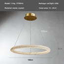 GobekUsa Crystals Pendant Lights: Modern Dimmable Chandelier for Luxury Living Room, Dining, Bedroom
