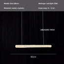 GobekUsa Crystals Pendant Lights: Modern Dimmable Chandelier for Luxury Living Room, Dining, Bedroom