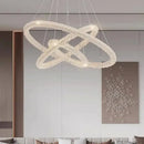 GobekUsa Crystals Pendant Lights: Modern Dimmable Chandelier for Luxury Living Room, Dining, Bedroom