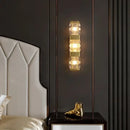 GobekUsa Crystal Rectangle Wall Lamp: Luxury Modern LED Lighting for Living Room, Bedroom, Staircase, TV Decor