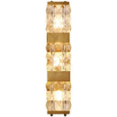 GobekUsa Crystal Rectangle Wall Lamp: Luxury Modern LED Lighting for Living Room, Bedroom, Staircase, TV Decor