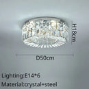 GobekUsa Crystal Ring LED Ceiling Lamp for Modern Luxury Living