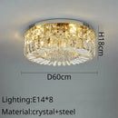 GobekUsa Crystal Ring LED Ceiling Lamp for Modern Luxury Living