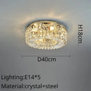 GobekUsa Crystal Ring LED Ceiling Lamp for Modern Luxury Living